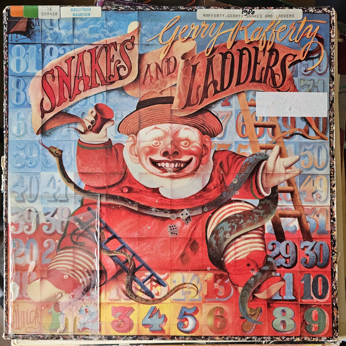 Gerry Rafferty - Snakes And Ladders (LP) Vinyl LP Media VG+ / Sleeve Zie Foto "VINYLSINGLES.NL"