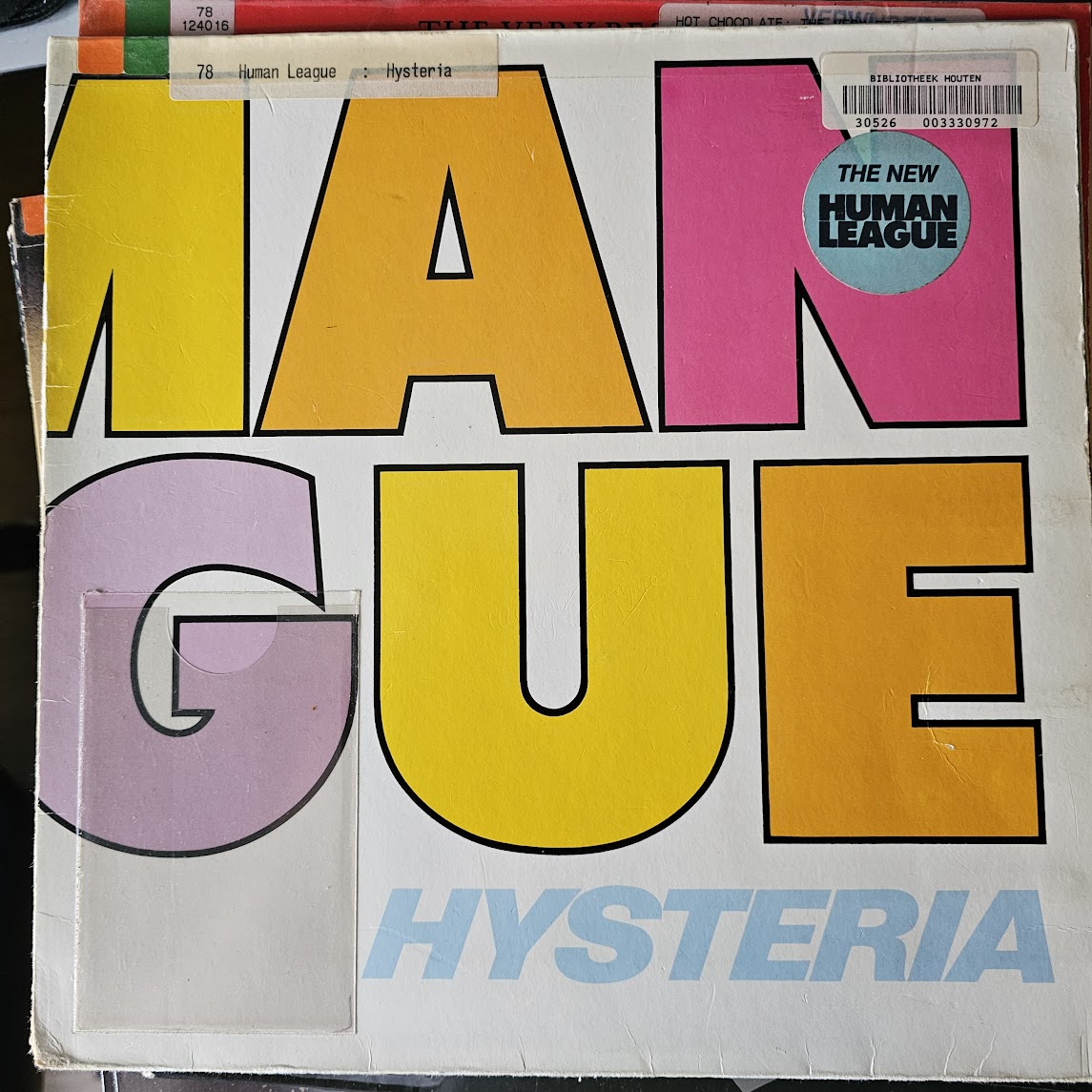 Human League - Hysteria (LP) Vinyl LP Media VG+ / Sleeve Zie Foto "VINYLSINGLES.NL"