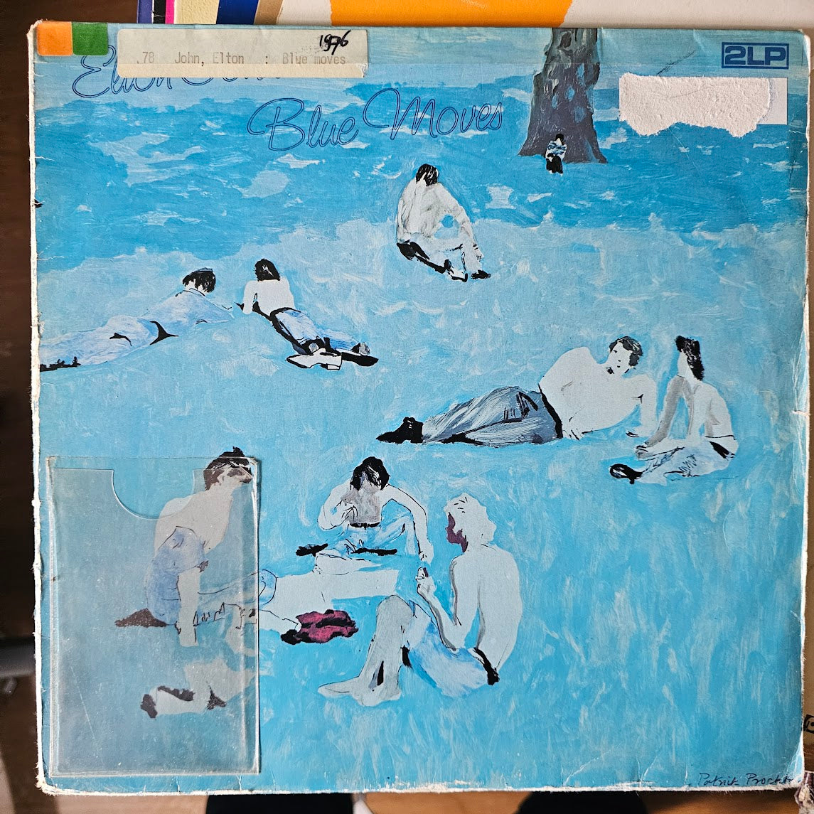 Elton John - Blue Moves (LP) Vinyl LP Media VG+ / Sleeve Zie Foto "VINYLSINGLES.NL"