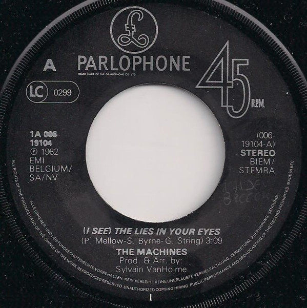 Machines - (I See) The Lies In Your Eyes 12018 Vinyl Singles Vinyl Goed / Hoes Generic