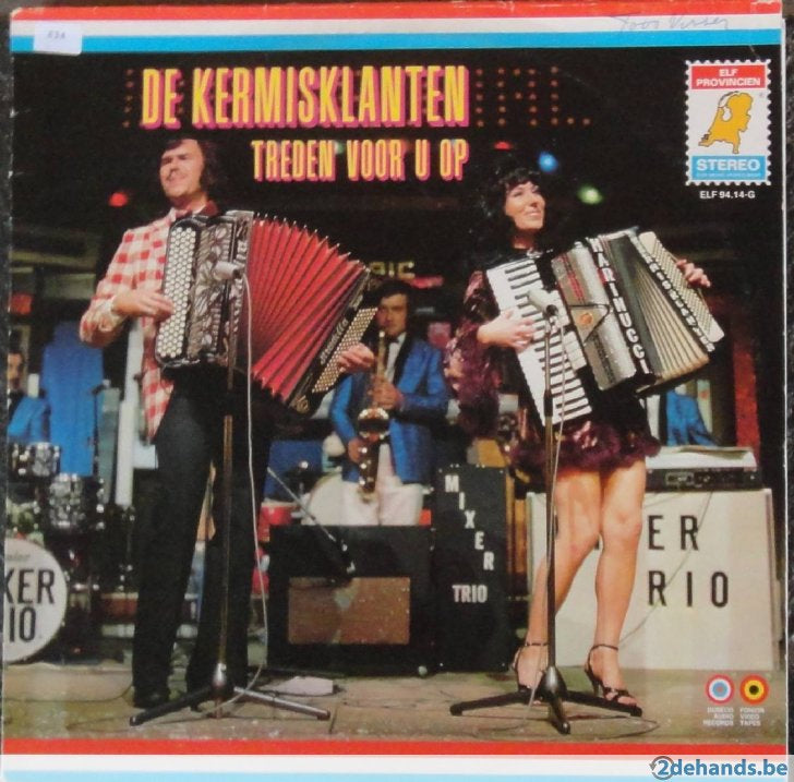 Kermisklanten - Treden Voor U Op (LP) Vinyl LP Vinyl Goed / Hoes Goed