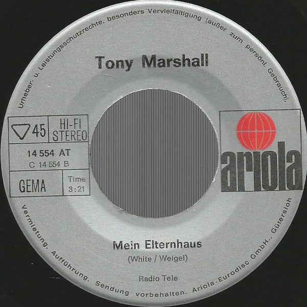 Tony Marshall - Hans Im Glück 22833 Vinyl Singles Vinyl Goed / Hoes Generic