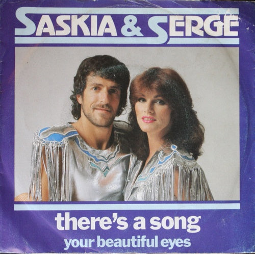 Saskia & Serge - There's A Song 05384 Vinyl Singles Vinyl Goed / Hoes Goed