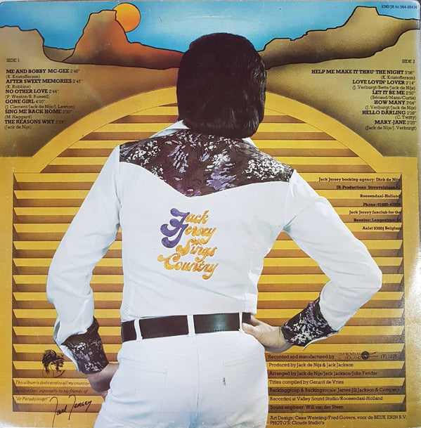 Jack Jersey - Jack Jersey Sings Country (LP) 45493 Vinyl LP Vinyl Goed / Hoes Goed