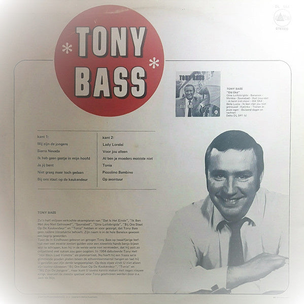 Tony Bass - Tony Bass (LP) 42755 Vinyl LP Vinyl Goed / Hoes Goed
