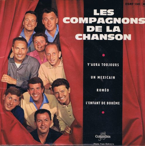 Compagnons De La Chanson - Y'Aura Toujours Vinyl Singles EP Vinyl Goed / Hoes Goed