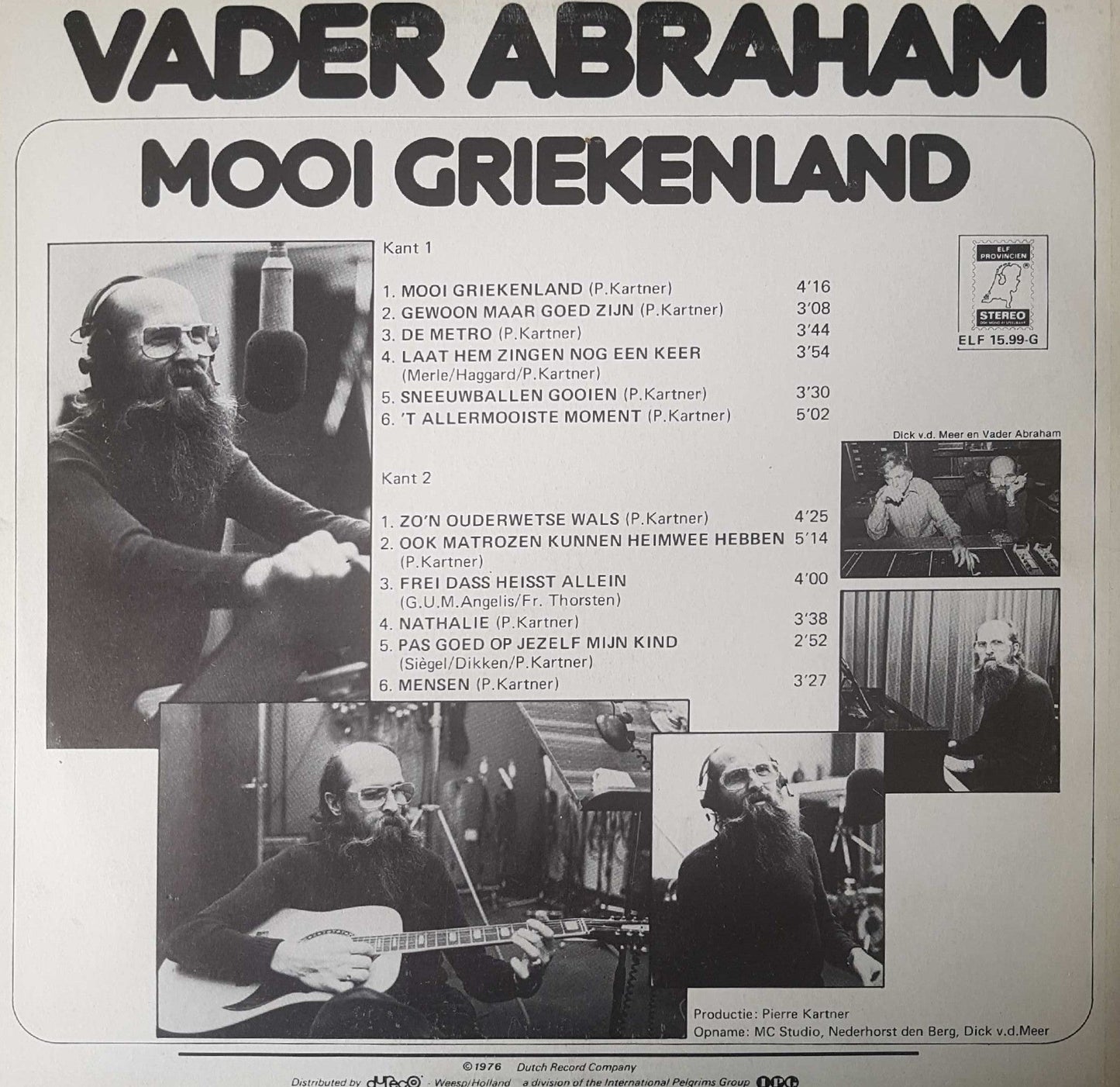 Vader Abraham - Mooi Griekenland (LP) 51153 Vinyl LP Vinyl Goed / Hoes Goed