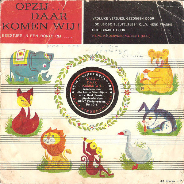 Leidse Sleuteltjes - Opzij ... Daar Komen Wij! Beestjes In Een Bonte Rij 32934 33947 Vinyl Singles Vinyl Goed / Hoes Goed