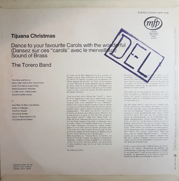 Torero Band - Tijuana Christmas (LP) 40246 Vinyl LP Vinyl Goed / Hoes Goed