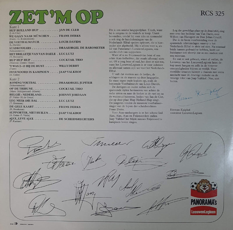 Various - Zet 'm Op (LP) Vinyl LP Vinyl Goed / Hoes Goed