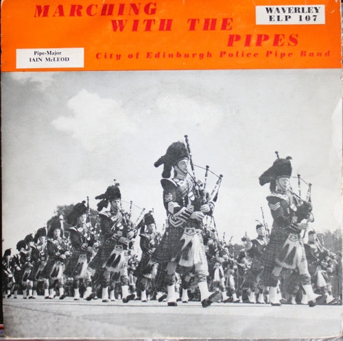 Edinburgh City Police Pipe Band - Marching With The Pipes Vinyl Singles Vinyl Zeer Goed / Hoesje Goed "VINYLSINGLES.NL"