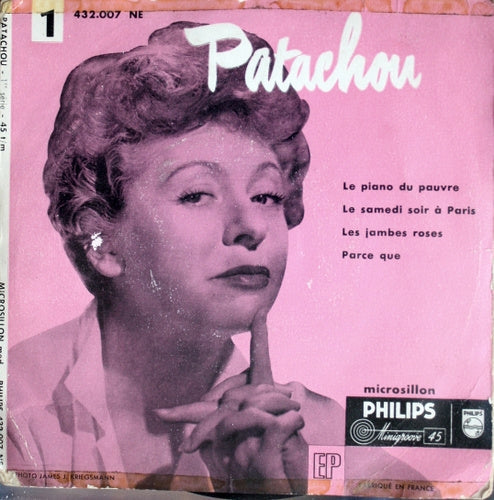 Patachou - El Corazón De Montmartre 05382 Vinyl Singles EP Vinyl Redelijk / Hoes Redelijk