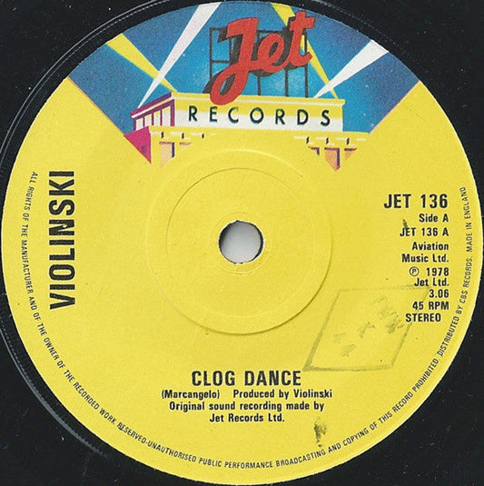 Violinski - Clog Dance 23570 Vinyl Singles Vinyl Goed / Hoes Goed