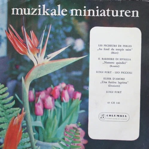 Bizet Rossini Donizetti - Luigi Fort Leo Piccioli 05503 Vinyl Singles Vinyl Goed / Hoes Goed