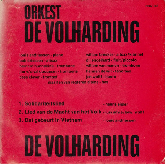 Orkest De Volharding - Orkest De Volharding 13566 Vinyl Singles Vinyl Goed / Hoes Goed