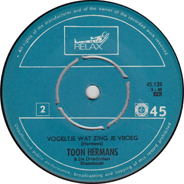 Toon Hermans En De Driedonken Blaaskapel - Kiele, Kiele, Kiele 23778