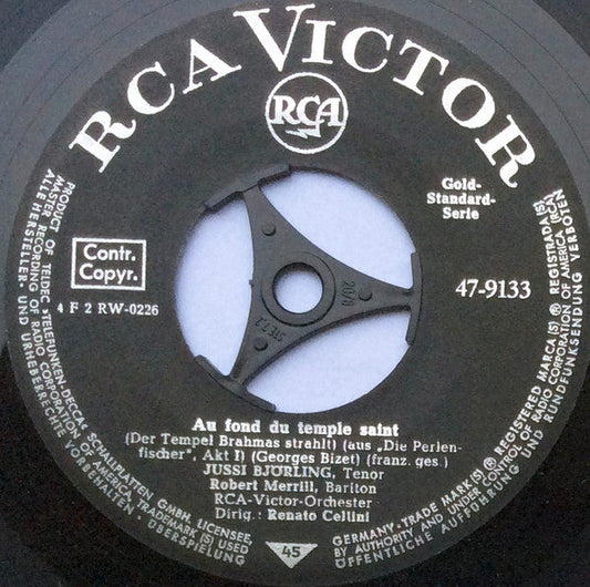 Jussi Björling, Robert Merrill - In Un Coupé? 13175 Vinyl Singles Vinyl Goed / Hoes Goed