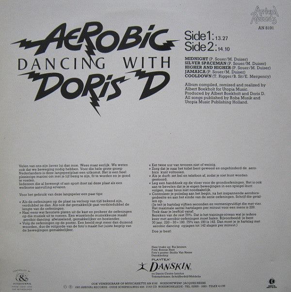 Doris D - Aerobic Dancing With Doris D (LP) 40386 Vinyl LP Vinyl Goed / Hoes Goed