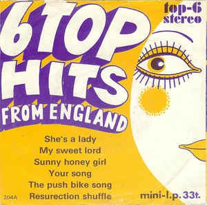 Various - 6 Top Hits From England 15064 Vinyl Singles Vinyl Goed / Hoes Goed