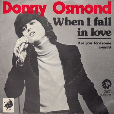 Donny Osmond - When I Fall In Love Vinyl Singles Vinyl Zeer Goed / Hoesje Goed "VINYLSINGLES.NL"