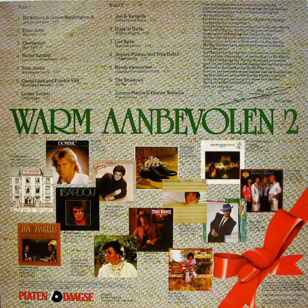 Various - Warm Aanbevolen 1982 (LP) 44308 Vinyl LP Vinyl Goed / Hoes Goed