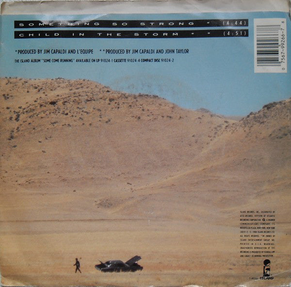 Capaldi - Something So Strong Vinyl Singles Vinyl Zeer Goed / Hoesje Goed "VINYLSINGLES.NL"
