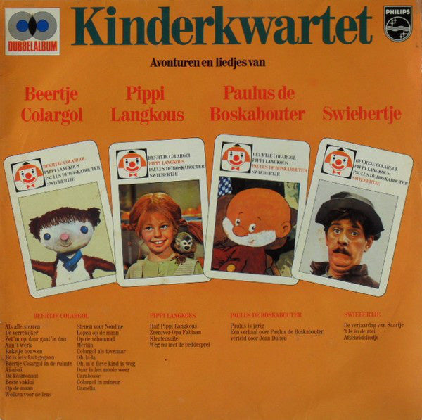No Artist - Kinderkwartet Avonturen En Swiebertje (LP) 42147 (B) Vinyl LP Dubbel Vinyl Goed / Hoes Redelijk