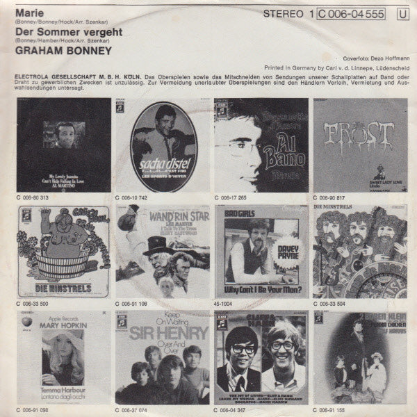 Graham Bonney - Marie 05488