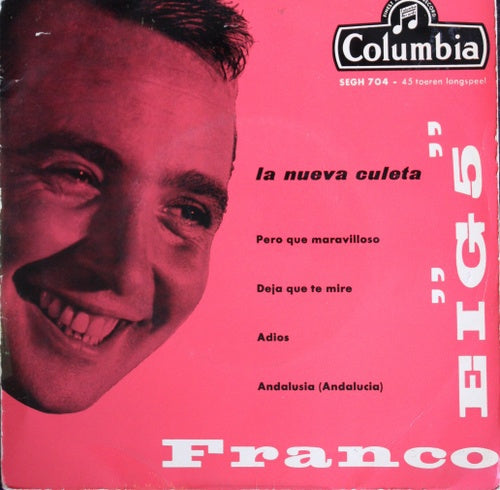 Franco EIG * - Pero Que Maravilloso Vinyl Singles EP Vinyl Zeer Goed / Hoesje Goed "VINYLSINGLES.NL"