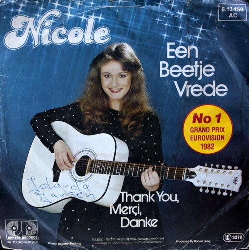 Nicole - Een Beetje Vrede 42161b Vinyl Singles Vinyl Goed / Hoes Redelijk
