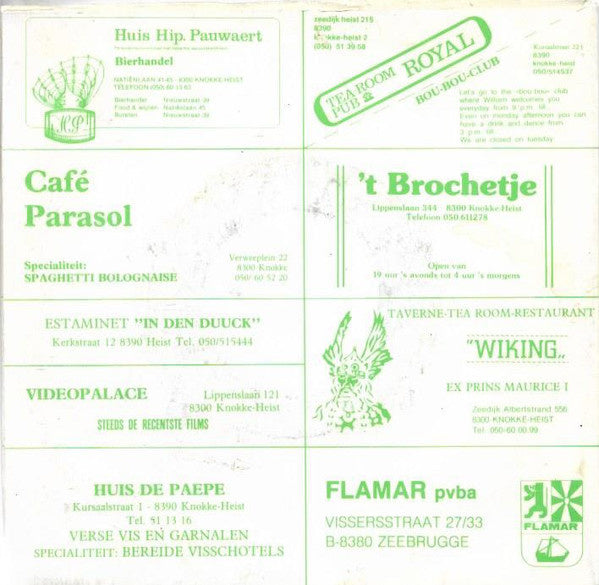 Zeesluffers - 100 Jaar Carnaval In Heist 23170 Vinyl Singles Vinyl Goed / Hoes Goed