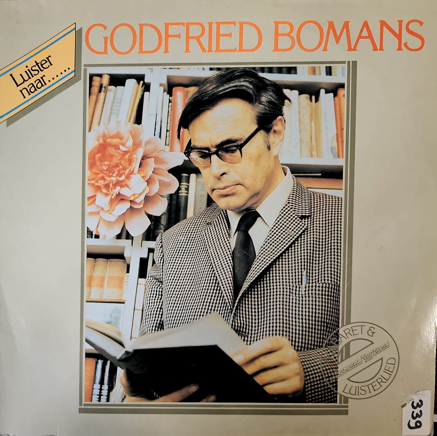 Godfried Bomans - Luister Naar...... Godfried Bomans (LP) Vinyl LP Vinyl Zeer Goed / Hoesje Goed "VINYLSINGLES.NL"
