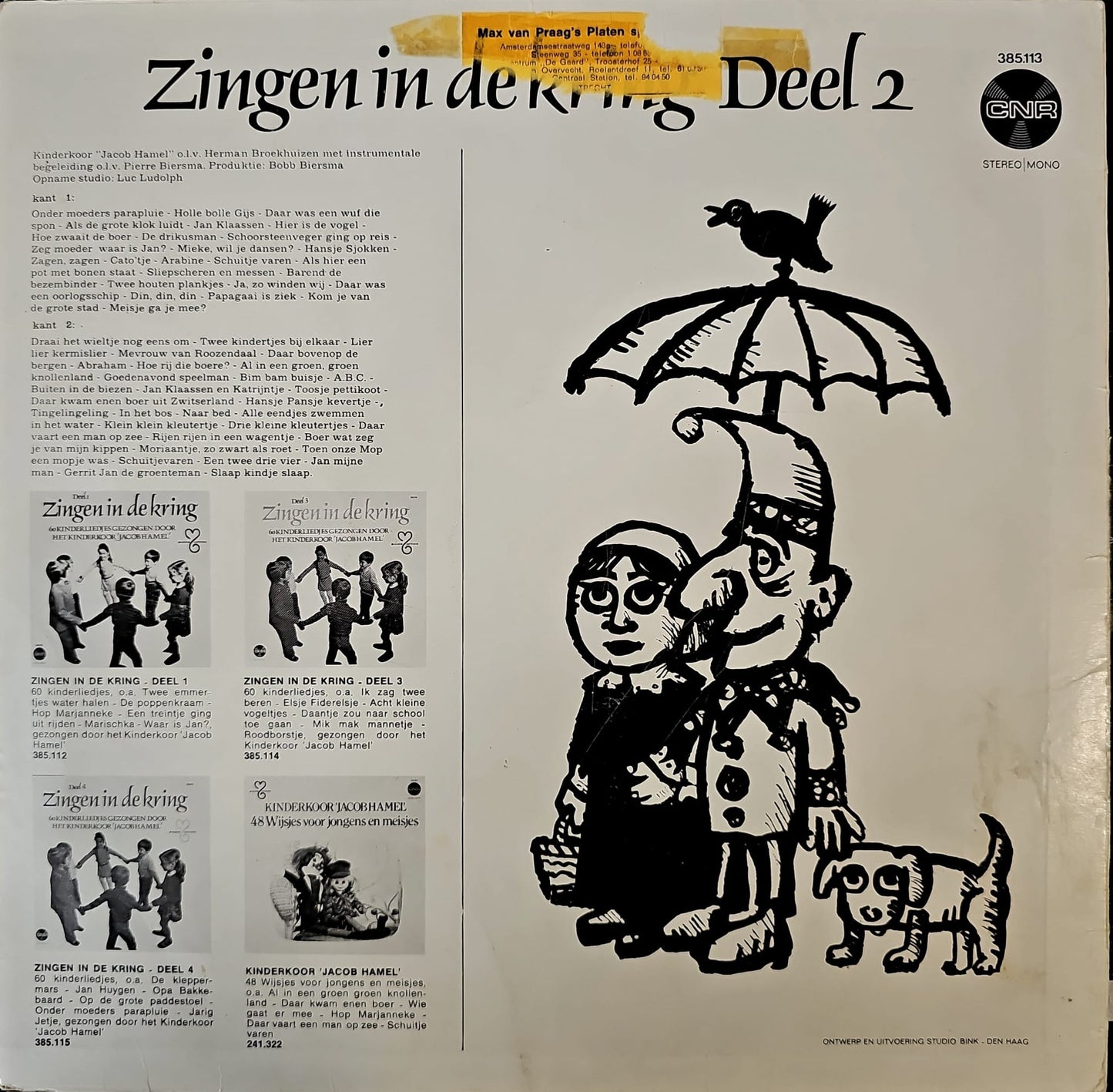 AVRO Kinderkoor - Zingen In De Kring - Deel 2 (LP) 50481 Vinyl LP Vinyl Goed / Hoes Goed