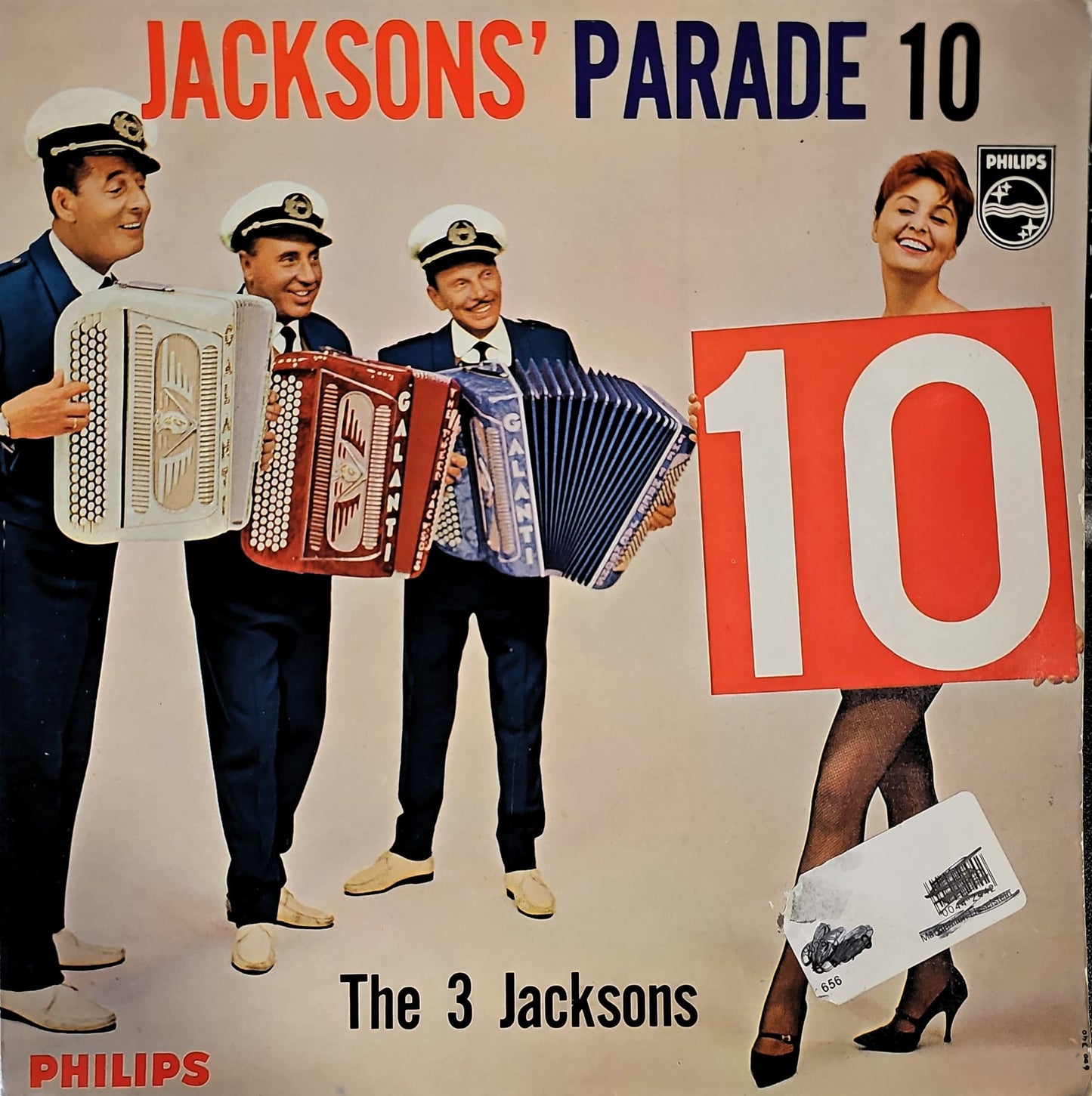 3 Jacksons - Jacksons' Parade 10 (10") 50490 Vinyl LP 10" Vinyl Goed / Hoes Goed
