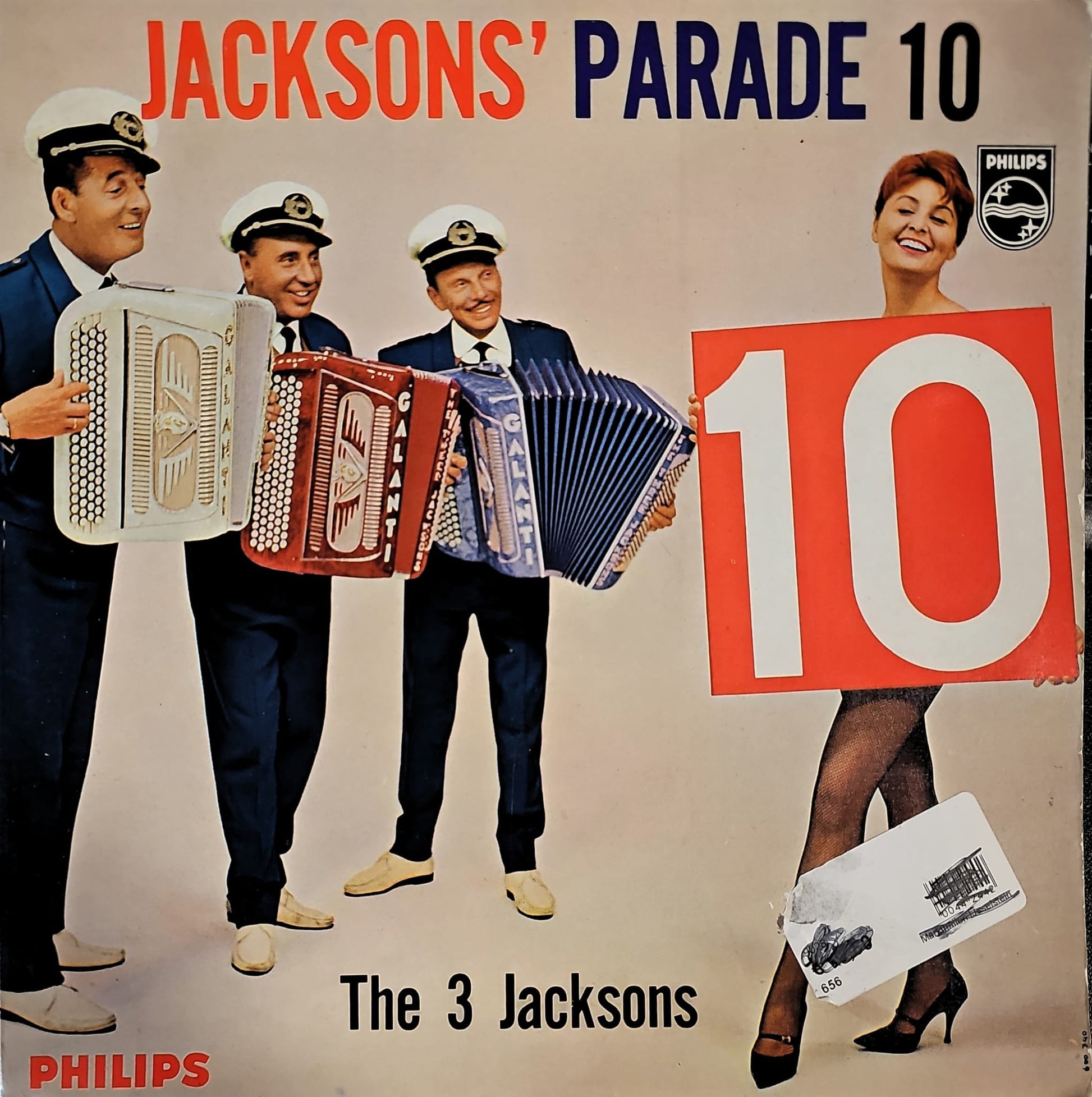 3 Jacksons - Jacksons' Parade 10 (10") 50490 Vinyl LP 10" Vinyl Goed / Hoes Goed