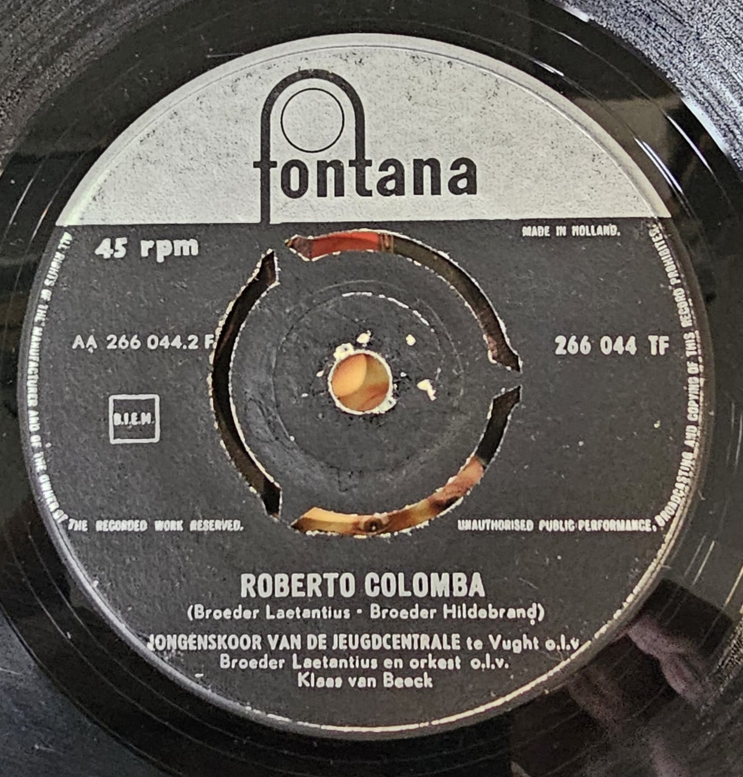 Jongenskoor van de Jeugdcentrale - Lied Van De Wind 38271 Vinyl Singles Vinyl Goed / Hoes Goed