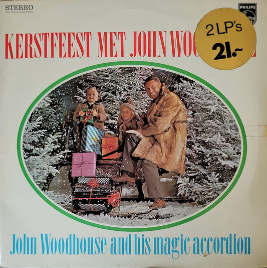 John Woodhouse - Kerstfeest Met John Woodhouse (LP) 51108 Vinyl LP Dubbel Vinyl Goed / Hoes Goed