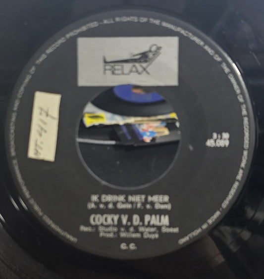 Cock van der Palm - Ik Drink Niet Meer 39983 Vinyl Singles Vinyl Goed / Hoes Goed