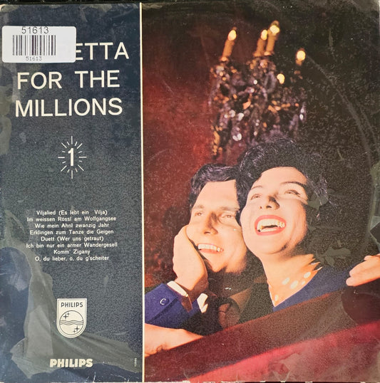 Operetta For The Millions 1 (10") 51613 Vinyl LP 10" Vinyl Goed / Hoes Goed