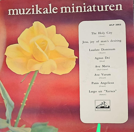 Muzikale Miniaturen (10") 51615 Vinyl LP 10" Vinyl Goed / Hoes Goed