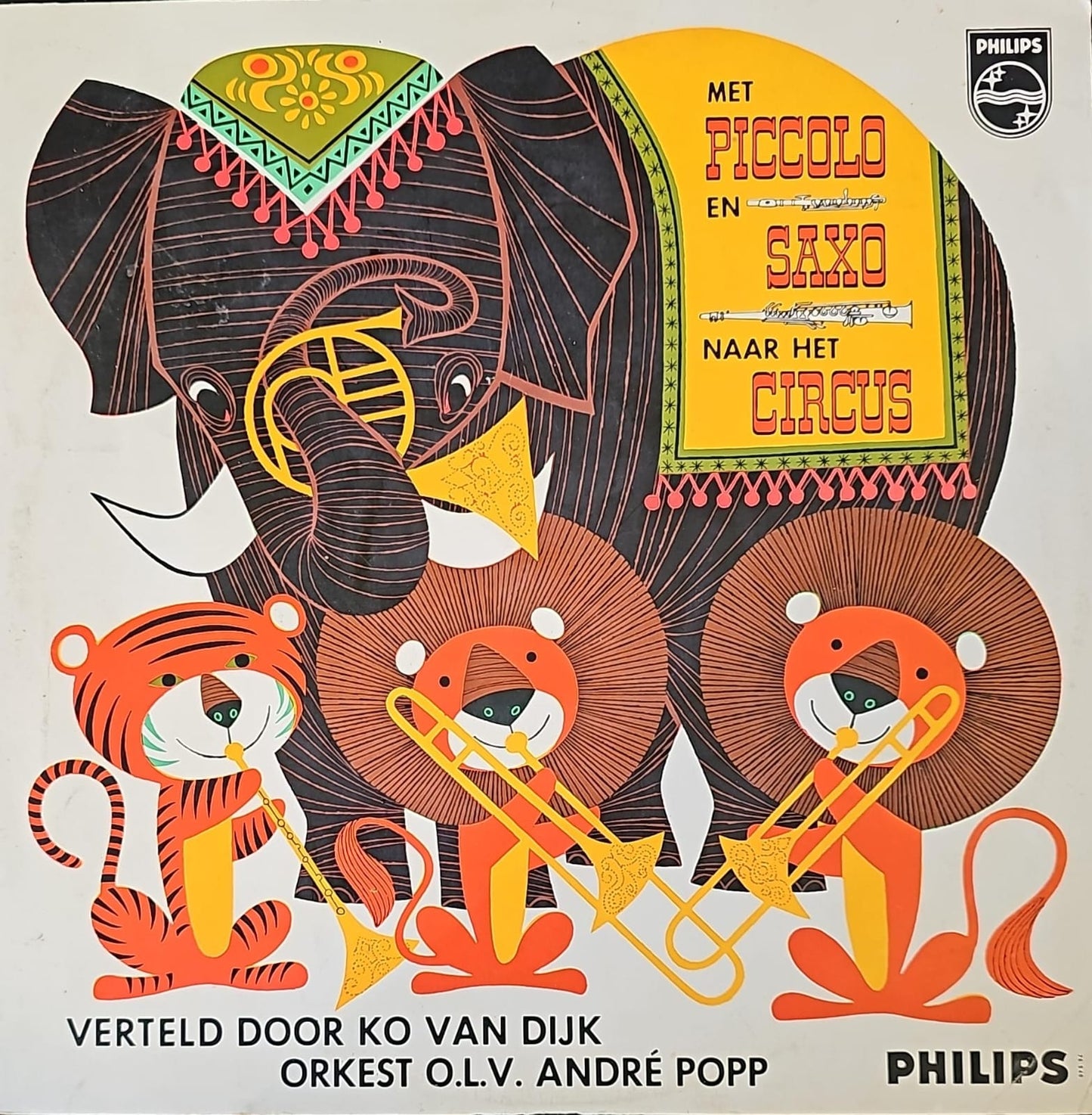 Met Piccolo En Saxo Naar Circus (10") 51616 Vinyl LP 10" Vinyl Goed / Hoes Goed