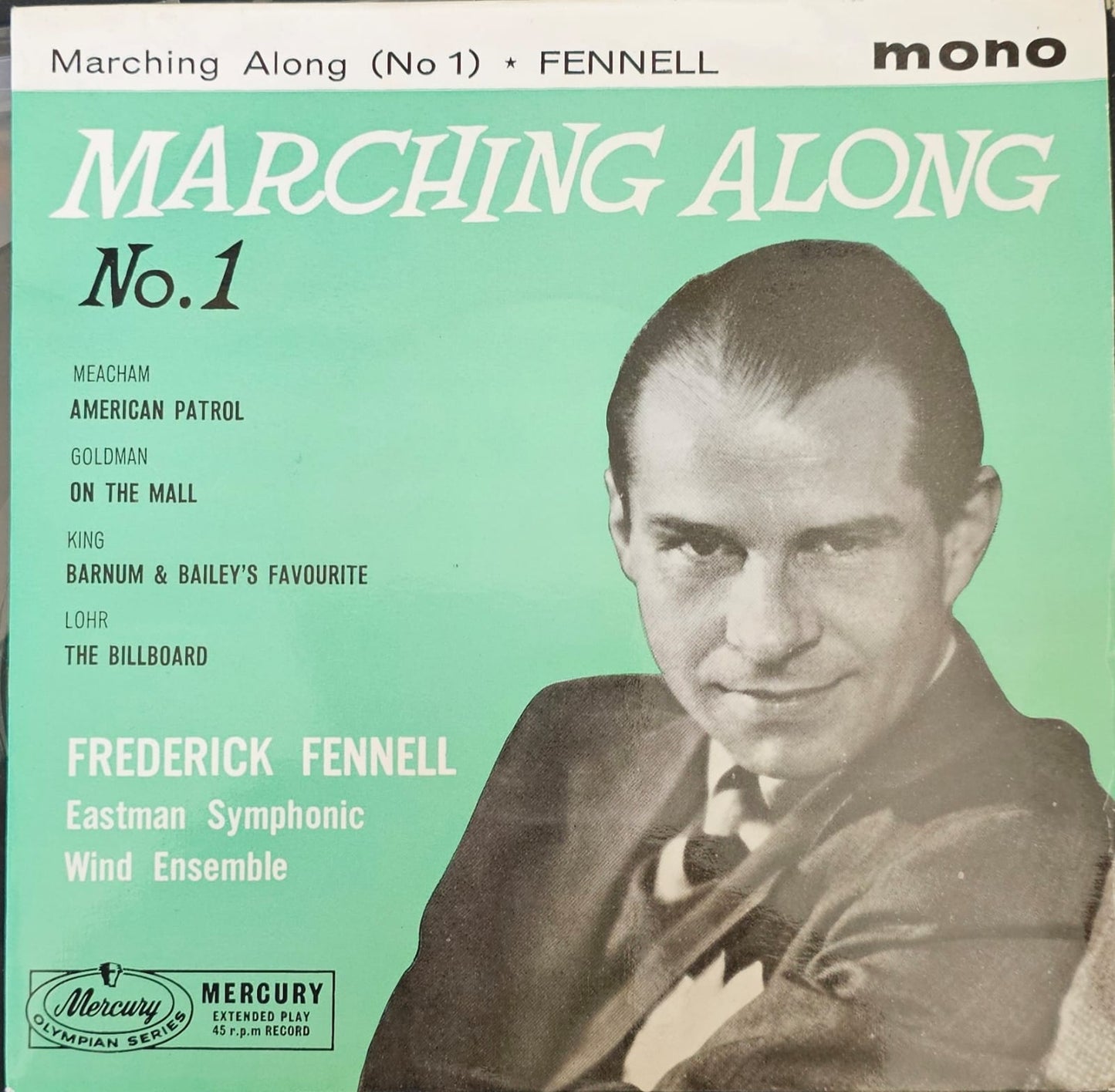 Frederick Fennell Conducting - Marching Along (No. *) Vinyl Singles EP Vinyl Zeer Goed / Hoesje Goed "VINYLSINGLES.NL"