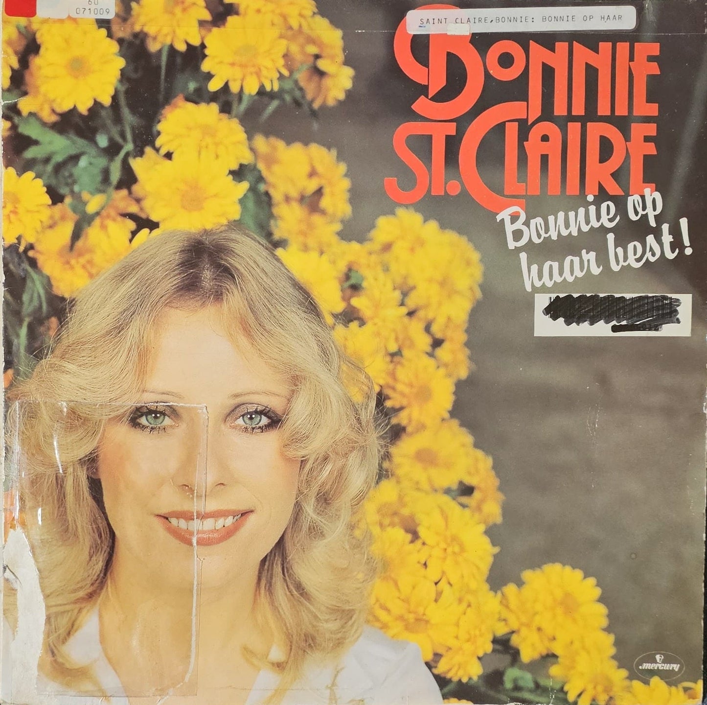 Bonnie St. Claire - Bonnie Op Haar Best! (LP) (B-Keus) Vinyl LP Vinyl Goed / Hoesje Slecht "VINYLSINGLES.NL"