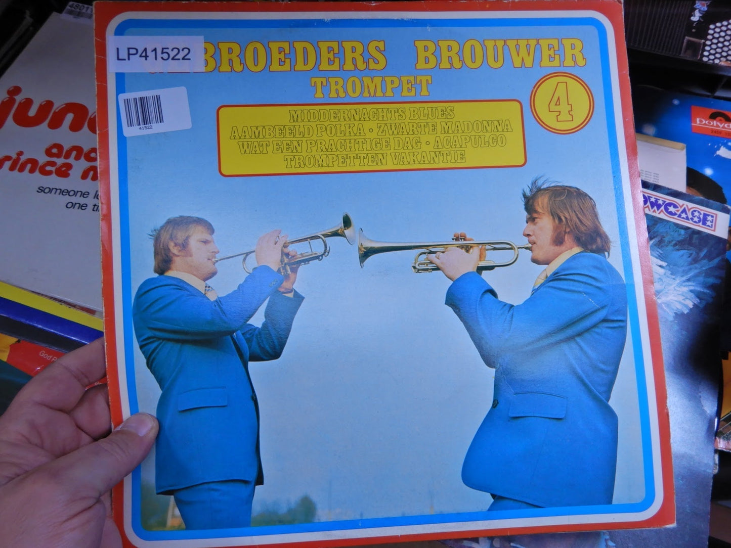 Gebroeders Brouwer - Trompet 4 (LP) 40549 Vinyl LP Vinyl Goed / Hoes Goed