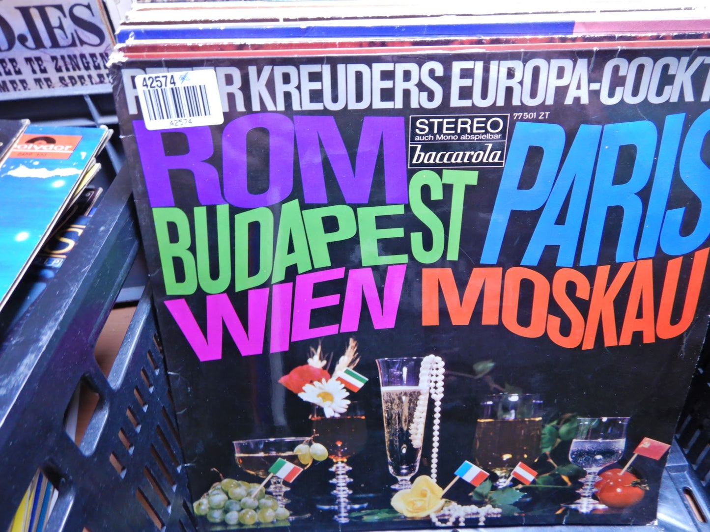 Peter Kreuder Und Seine Solisten - Peter Kreuders Europa-Cocktail (LP) Vinyl LP Vinyl Goed / Hoes Goed