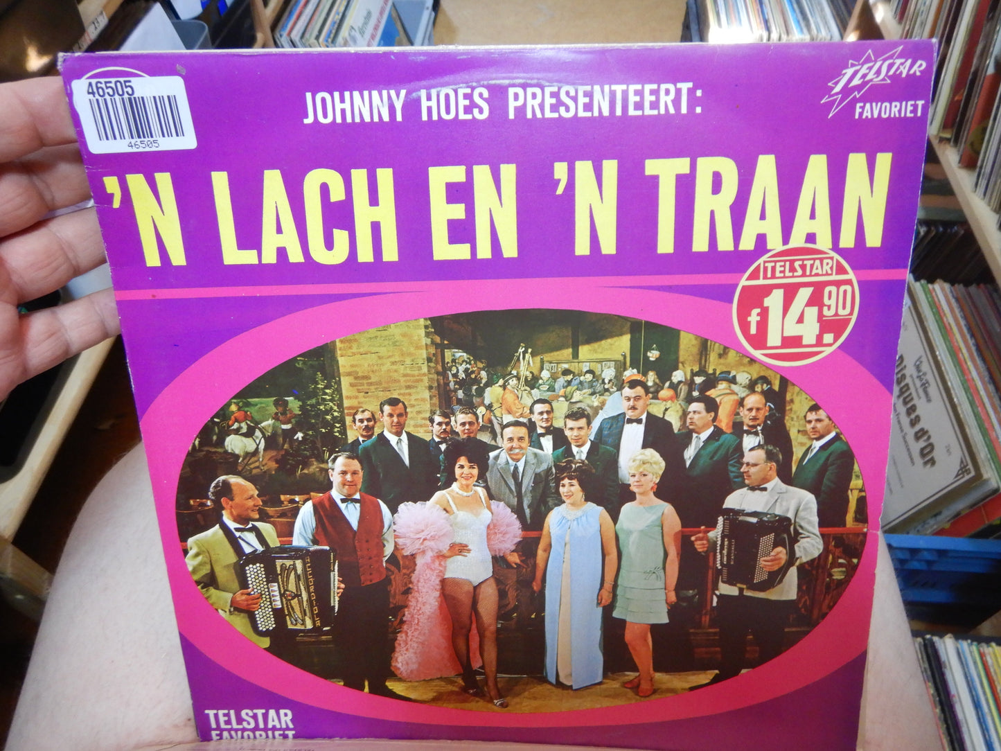 Johnny Hoes - Presenteert 'n Lach En 'n Traan (LP) 46505 Vinyl LP Vinyl Goed / Hoes Goed