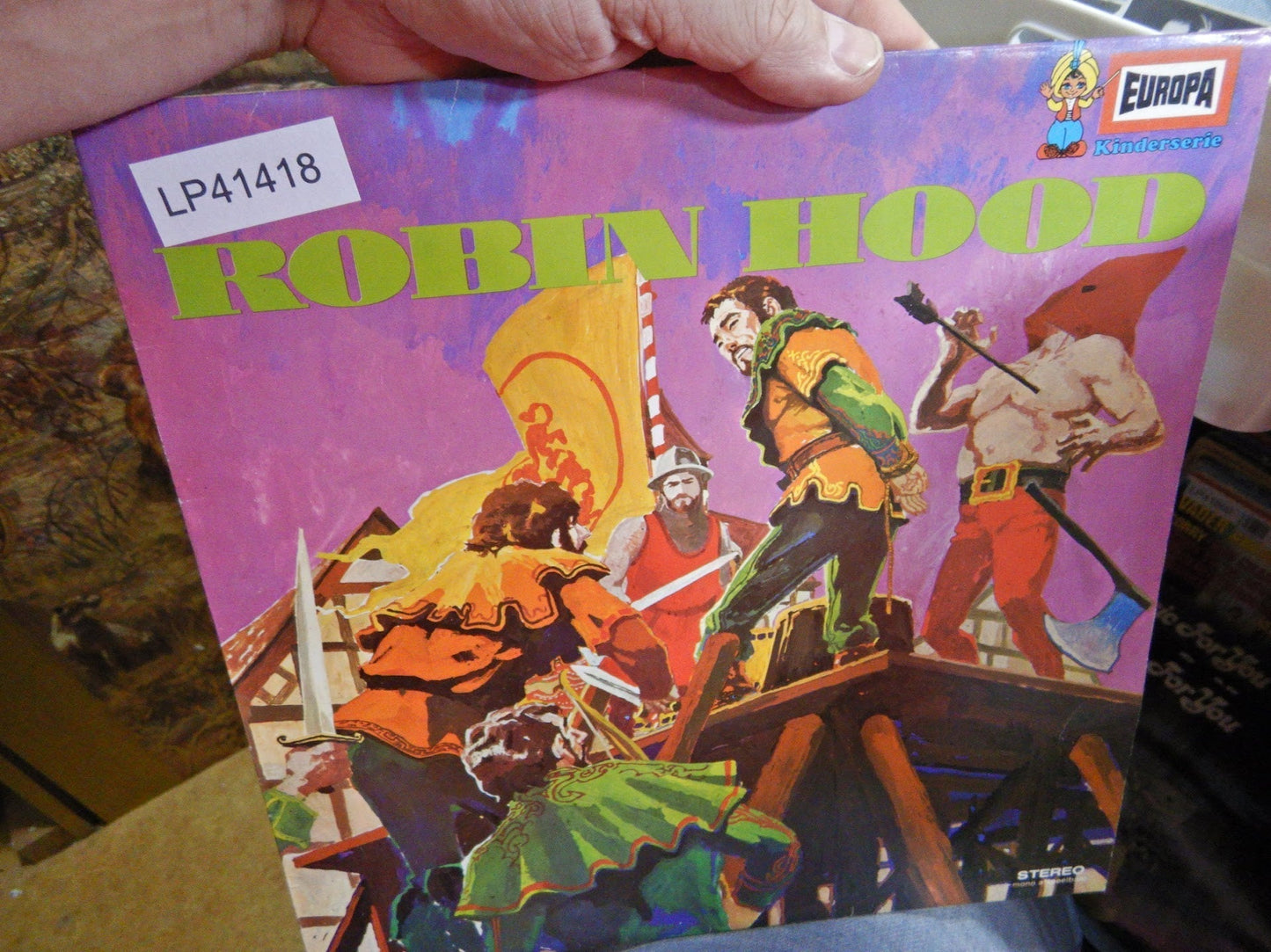 Eberhard Alexander-Burgh - Robin Hood (LP) Vinyl LP Vinyl Zeer Goed / Hoesje Goed "VINYLSINGLES.NL"