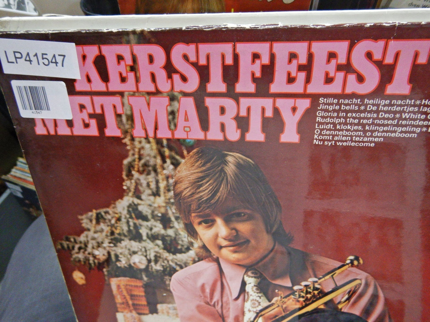 Marty - Kerstfeest met Marty (LP) 41547 Vinyl LP Vinyl Goed / Hoes Goed