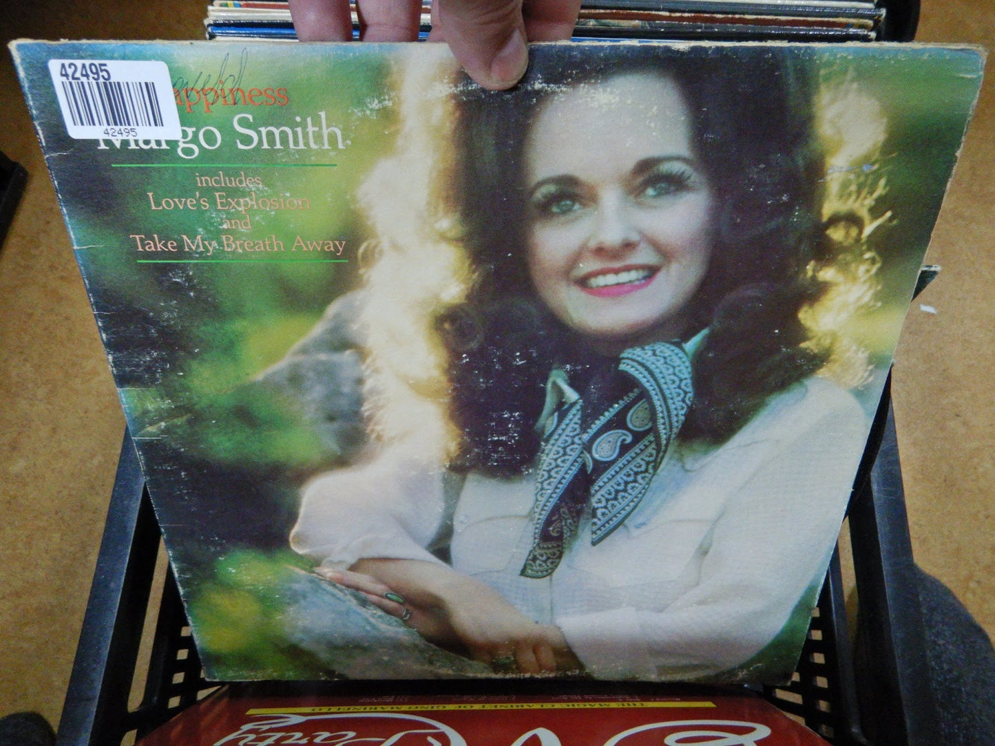Margo Smith - Happiness (LP) 42495 Vinyl LP Vinyl Goed / Hoes Goed