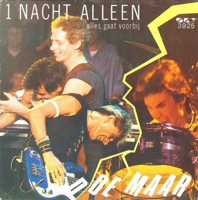 Doe Maar - 1 Nacht Alleen Vinyl Singles Vinyl Zeer Goed / Hoesje Goed "VINYLSINGLES.NL"